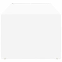 Tavolino da salotto Bianco 101,5 x 50 x 37 cm Legno multistrato 891192