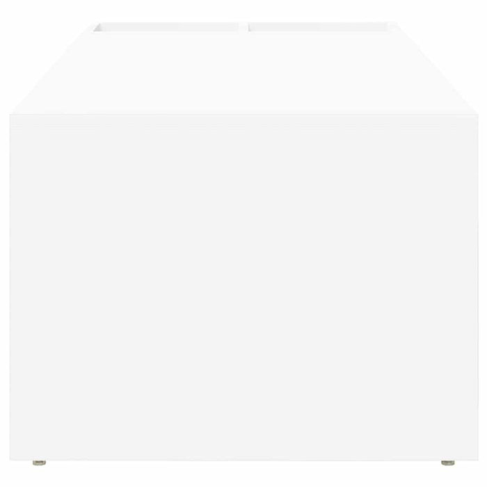 Tavolino da salotto Bianco 101,5 x 50 x 37 cm Legno multistrato 891192