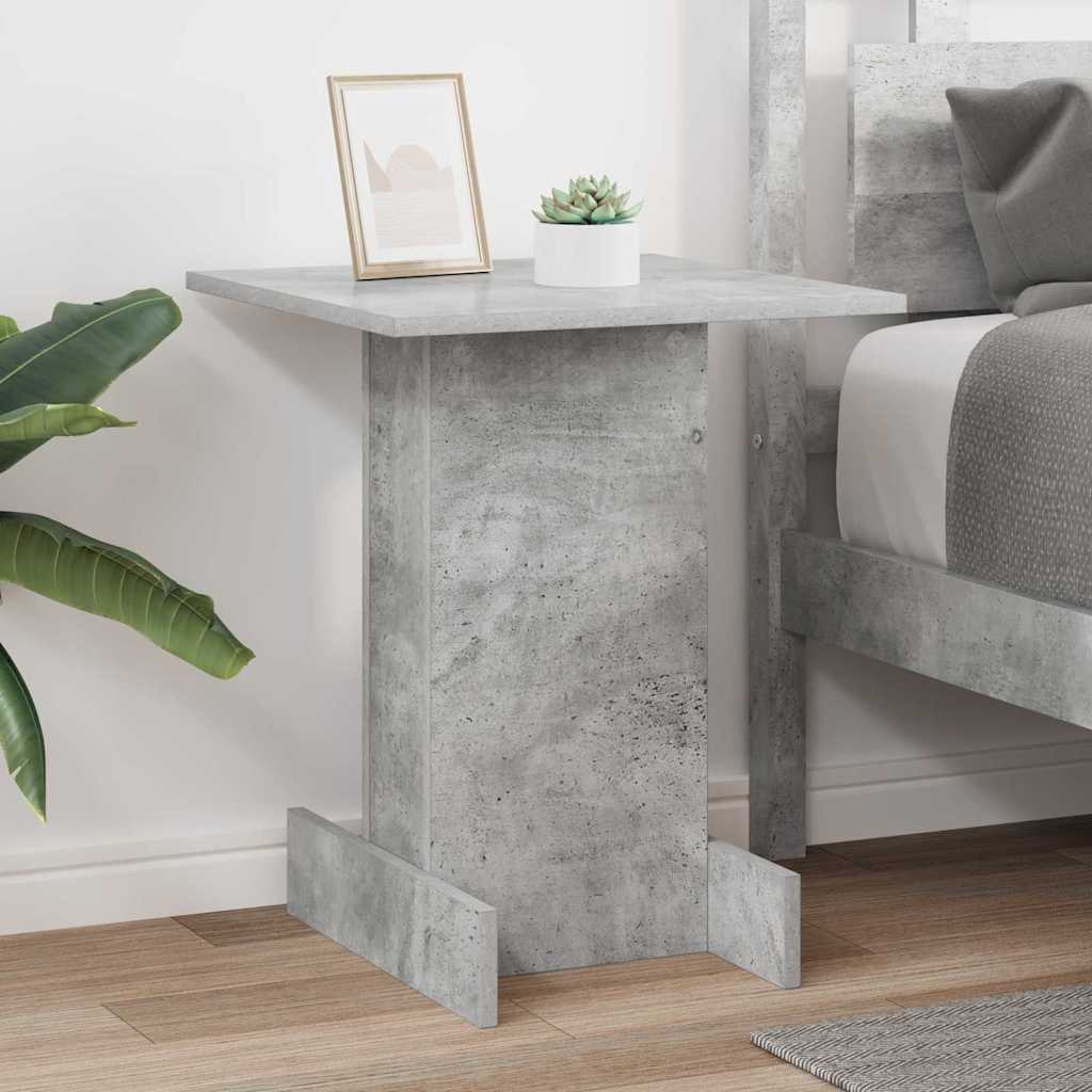 Tavolino Grigio cemento 44,5 x 45 x 55 cm Legno multistrato 891219