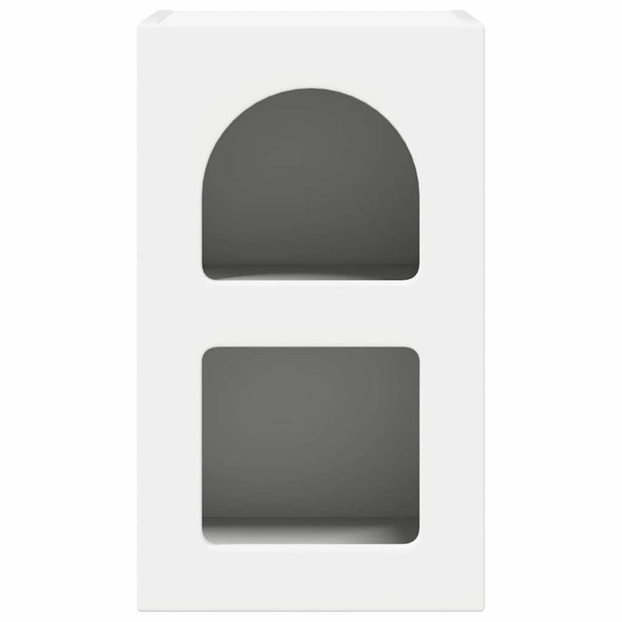 Comodino Bianco 29.5 x 35 x 50 cm Legno multistrato 891224