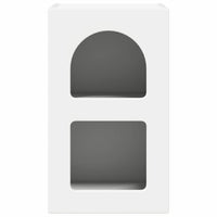 Comodino 2 pcs Bianco 29.5 x 35 x 50 cm Legno multistrato 891225