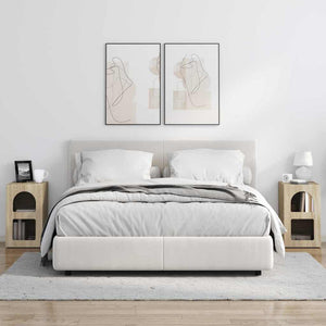 Comodino 2 pcs Rovere Sonoma 29.5 x 35 x 50 cm 891229