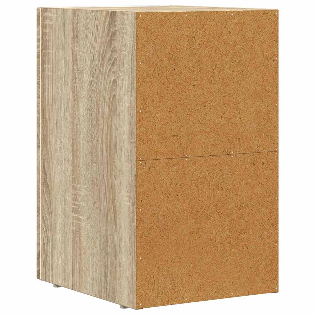 Comodino 2 pcs Rovere Sonoma 29.5 x 35 x 50 cm 891229