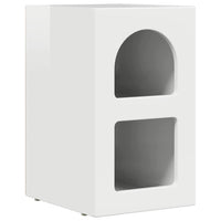 Comodino 2 pcs Bianco Lucido 29.5 x 35 x 50 cm 891233