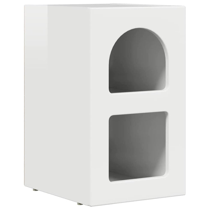 Comodino 2 pcs Bianco Lucido 29.5 x 35 x 50 cm 891233