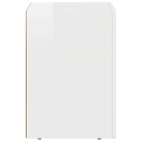 Comodino 2 pcs Bianco Lucido 29.5 x 35 x 50 cm 891233