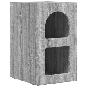 Comodino Grigio Sonoma 29.5 x 35 x 50 cm Legno multistrato 891236