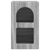 Comodino Grigio Sonoma 29.5 x 35 x 50 cm Legno multistrato 891236