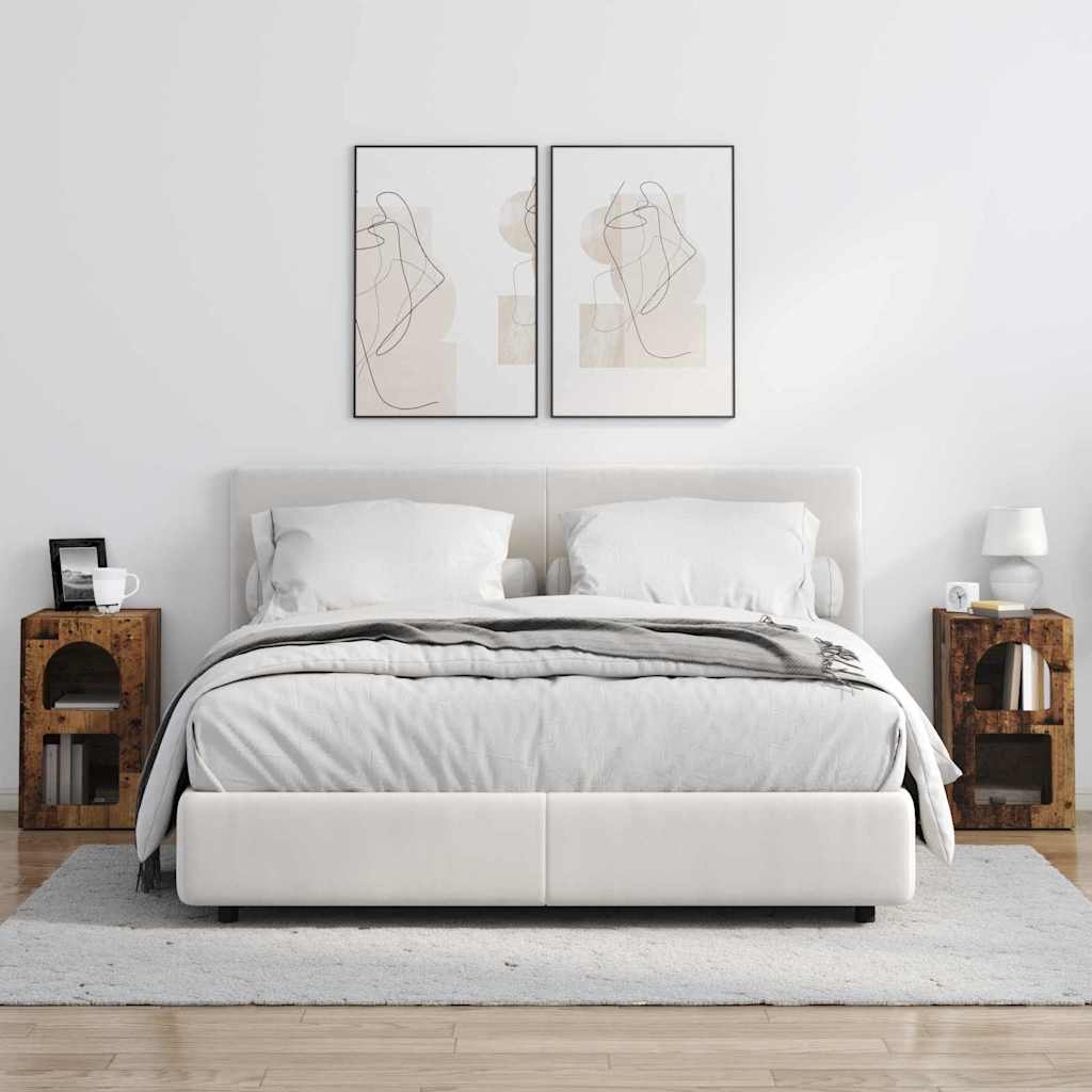 Comodino 2 pcs Legno vecchio 29.5 x 35 x 50 cm 891241