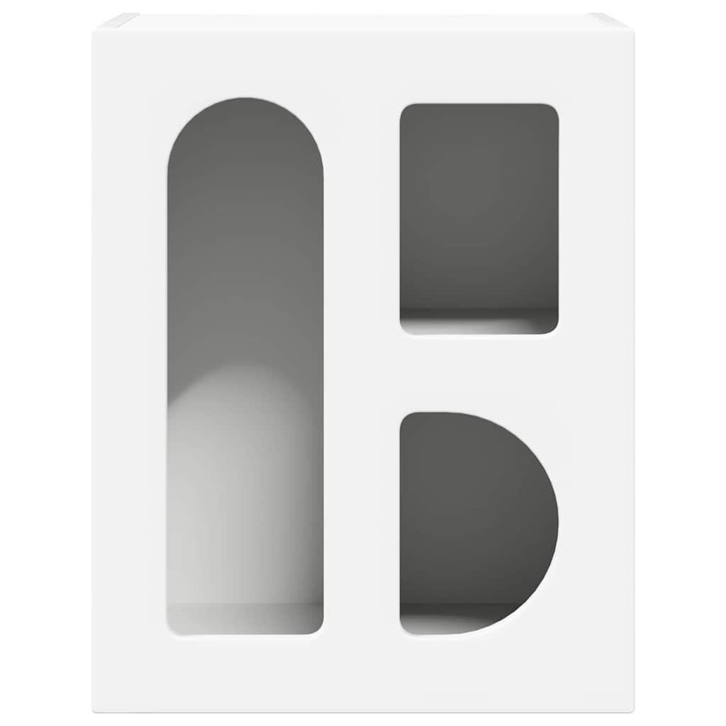 Comodino Bianco 40 x 35 x 50 cm Legno multistrato 891244