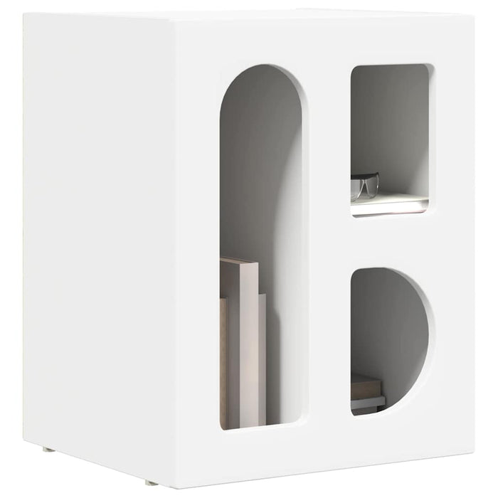 Comodino 2 pcs Bianco 40 x 35 x 50 cm Legno multistrato 891245