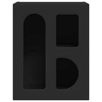 Comodino Nero 40 x 35 x 50 cm Legno multistrato 891246