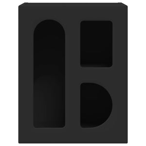 Comodino Nero 40 x 35 x 50 cm Legno multistrato 891246