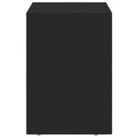 Comodino Nero 40 x 35 x 50 cm Legno multistrato 891246