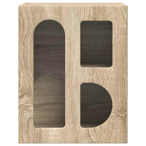 Comodino 2 pcs Rovere Sonoma 40 x 35 x 50 cm Legno multistrato 891249