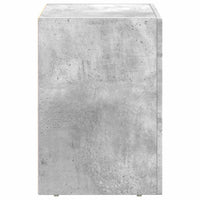 Comodino Grigio cemento 40 x 35 x 50 cm Legno multistrato 891250