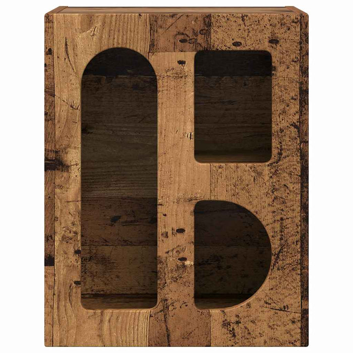 Comodino Legno vecchio 40 x 35 x 50 cm Legno multistrato 891260