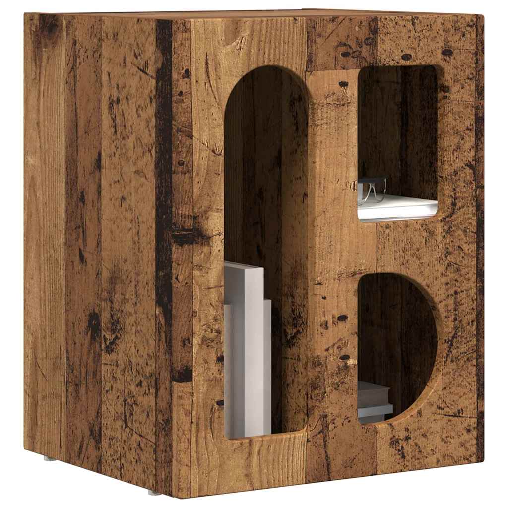 Comodino Legno vecchio 40 x 35 x 50 cm Legno multistrato 891260