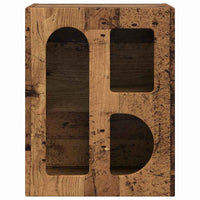 Comodino 2 pcs Legno vecchio 40 x 35 x 50 cm Legno multistrato 891261