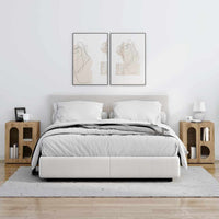 Comodino 2 pcs Rovere artigianale 40 x 35 x 50 cm 891263