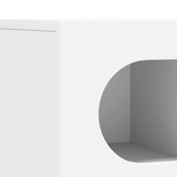 Mobile TV-Credenza TV-Console TV Bianco 100 x 35 x 40 cm Legno multistrato