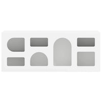 Mobile TV-Credenza TV-Console TV Bianco 100 x 35 x 40 cm Legno multistrato