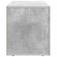 Mobile TV-Credenza TV-Console TV Grigio cemento 100 x 35 x 40 cm Legno multistrato