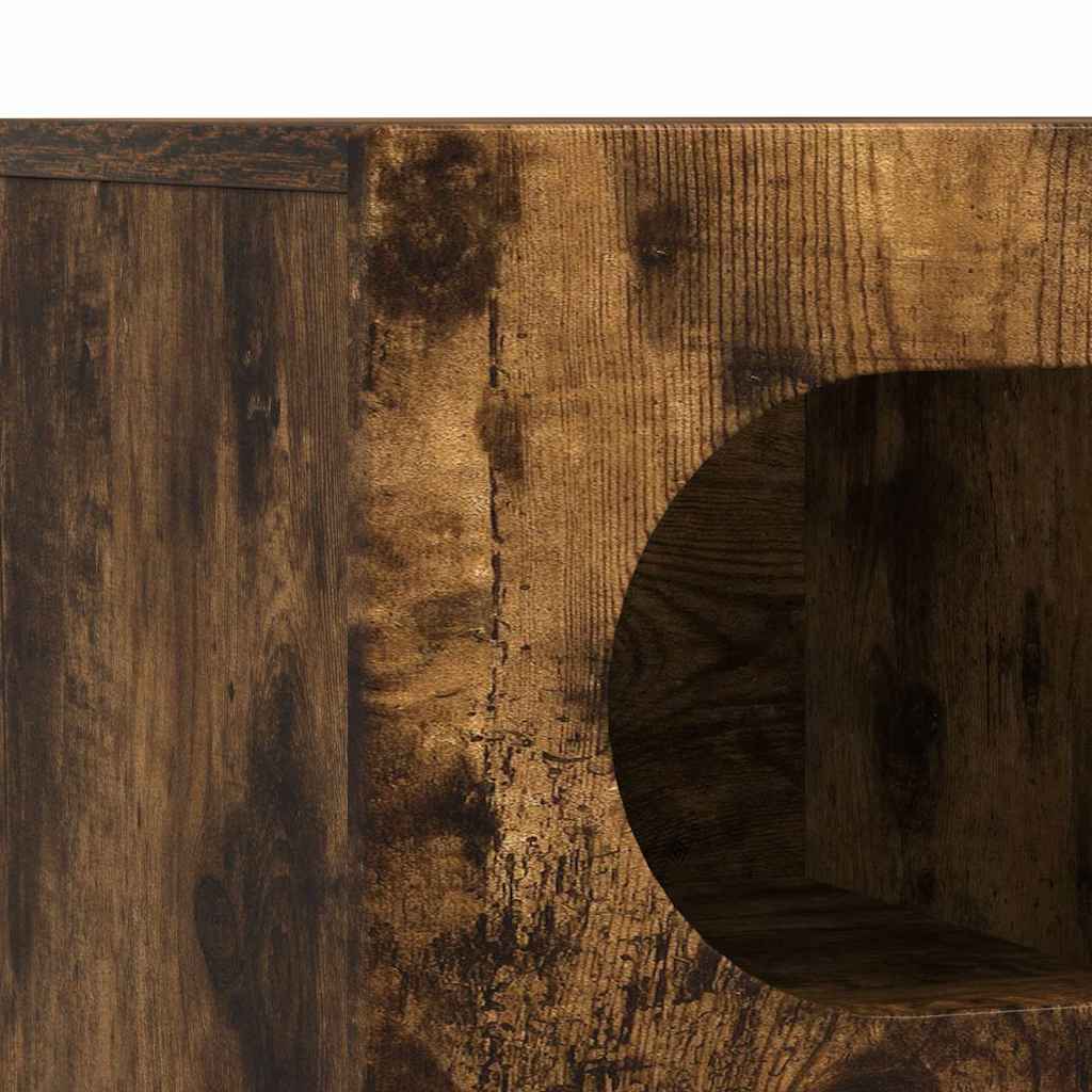 Mobile TV-Credenza per TV-Console TV Rovere fum¨¦ 100 x 35 x 40 cm Legno multistrato