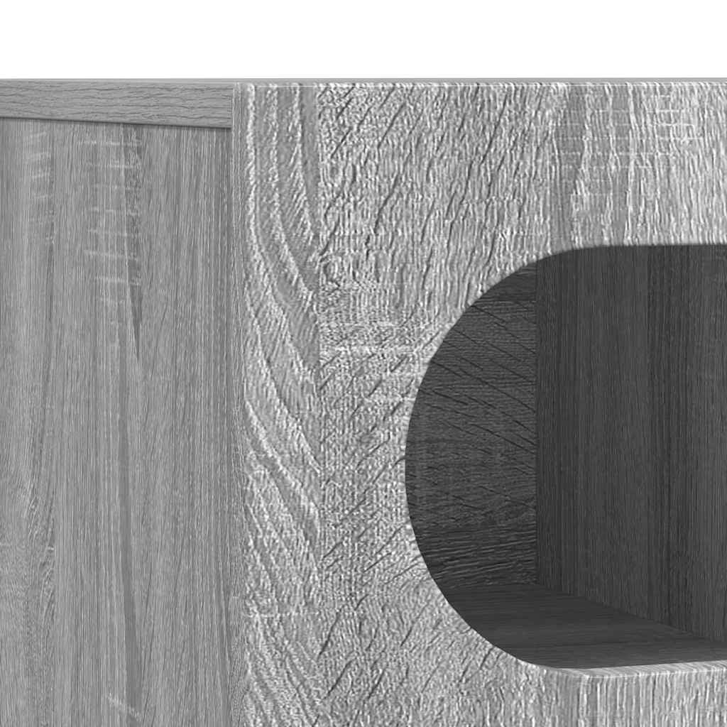 Mobile TV-Credenza TV-Console TV Grigio Sonoma 100 x 35 x 40 cm Legno multistrato