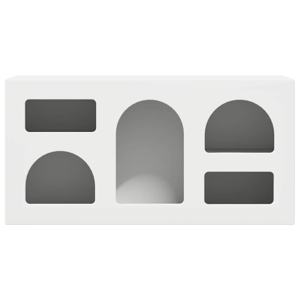 Mobile TV-Credenza TV-Console TV Bianco 80 x 35 x 40 cm Legno multistrato