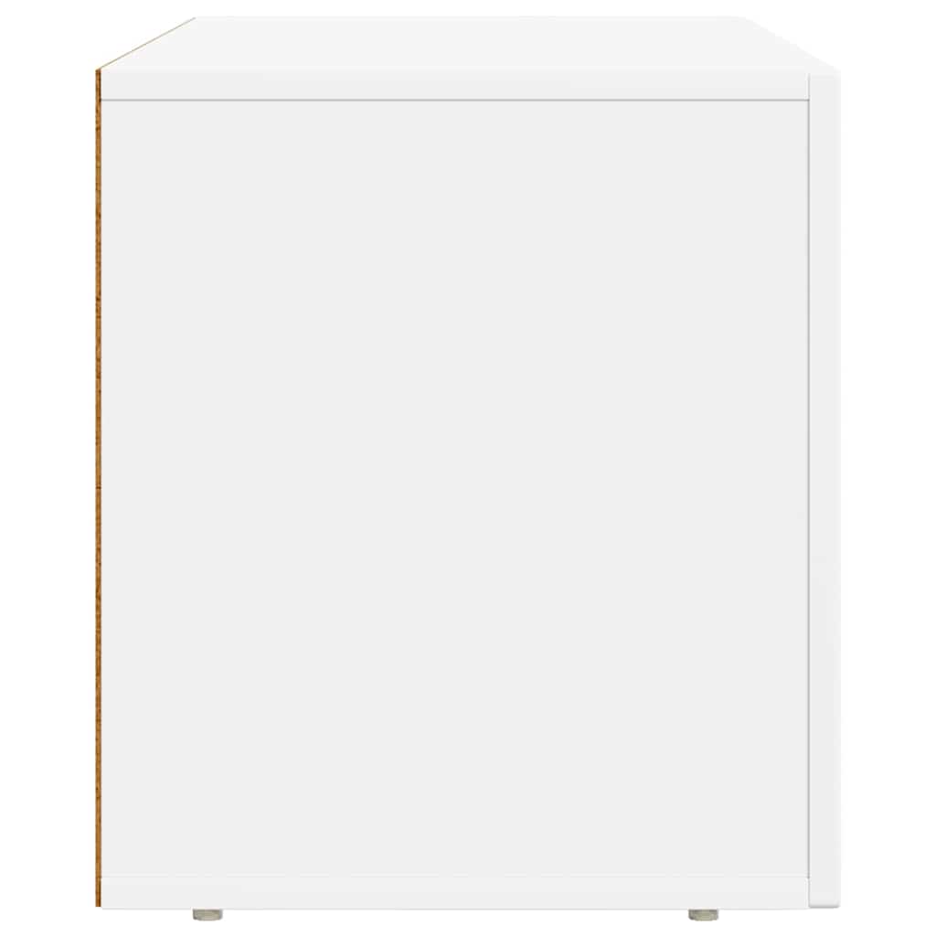 Mobile TV-Credenza TV-Console TV Bianco 80 x 35 x 40 cm Legno multistrato
