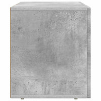 Mobile TV-Credenza TV-Console TV Grigio cemento 80 x 35 x 40 cm Legno multistrato