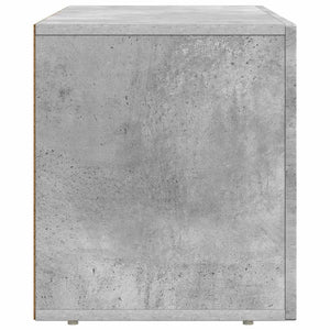 Mobile TV-Credenza TV-Console TV Grigio cemento 80 x 35 x 40 cm Legno multistrato