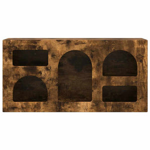 Mobile TV-Credenza per TV-Console TV Rovere fum¨¦ 80 x 35 x 40 cm Legno multistrato