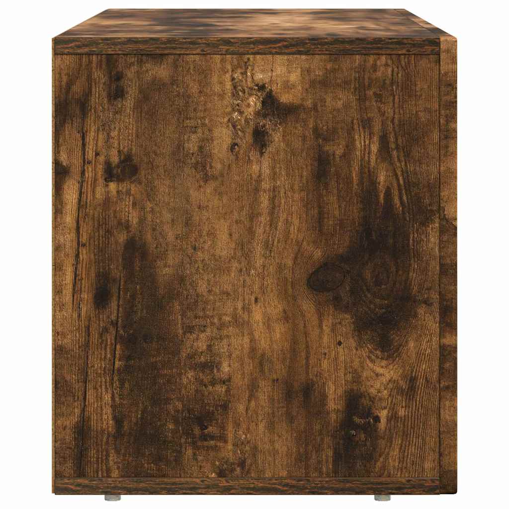 Mobile TV-Credenza per TV-Console TV Rovere fum¨¦ 80 x 35 x 40 cm Legno multistrato