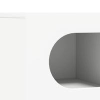 Mobile TV-Credenza TV-Console TV Bianco 60 x 35 x 40 cm Legno multistrato