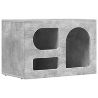 Mobile TV-Credenza TV-Console TV Grigio cemento 60 x 35 x 40 cm Legno multistrato