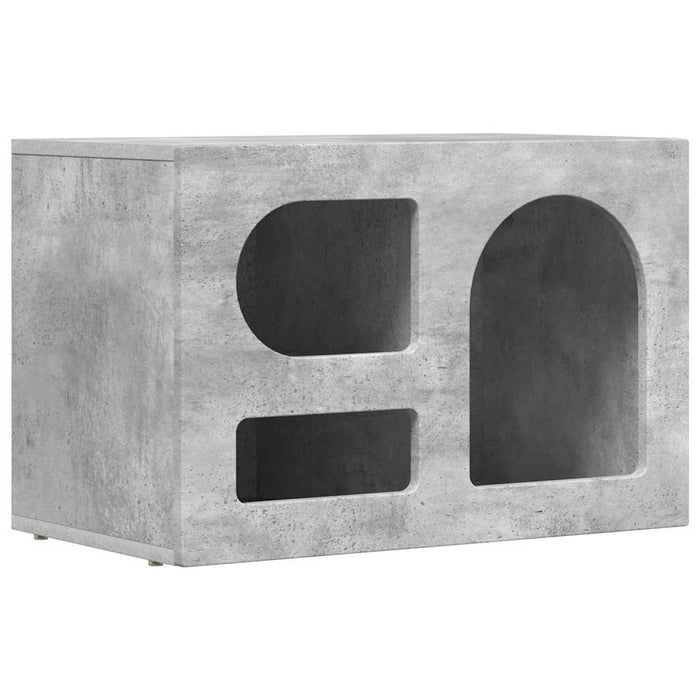 Mobile TV-Credenza TV-Console TV Grigio cemento 60 x 35 x 40 cm Legno multistrato