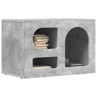 Mobile TV-Credenza TV-Console TV Grigio cemento 60 x 35 x 40 cm Legno multistrato