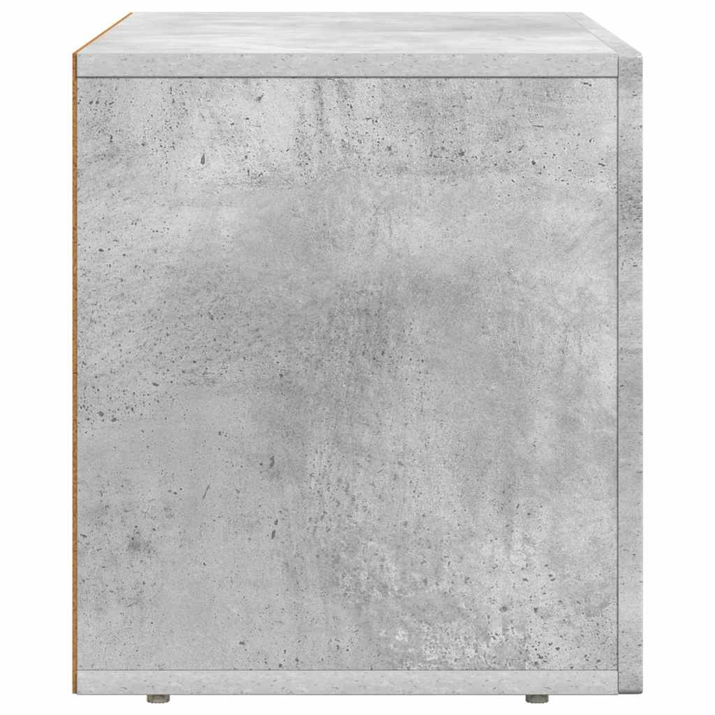 Mobile TV-Credenza TV-Console TV Grigio cemento 60 x 35 x 40 cm Legno multistrato