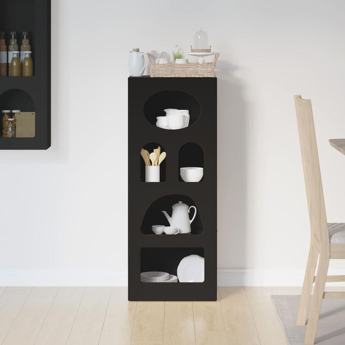 Credenza Nero 40 x 35 x 100,5 cm Legno multistrato 891295