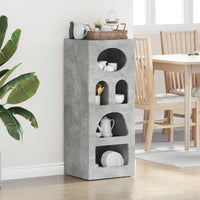 Credenza Grigio cemento 40 x 35 x 100,5 cm Legno multistrato 891297