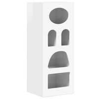 Credenza Bianco Lucido 40 x 35 x 100,5 cm Legno multistrato 891298