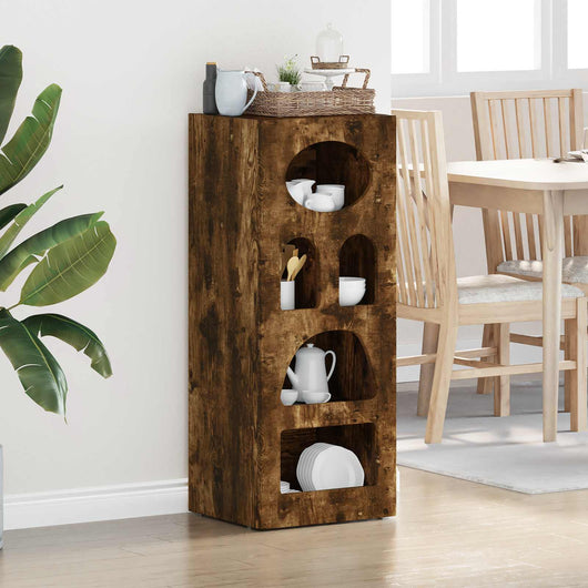 Credenza Rovere fumé 40 x 35 x 100,5 cm Legno multistrato 891299