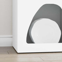 Credenza Bianco 40 x 35 x 100.5 cm Legno multistrato 891304