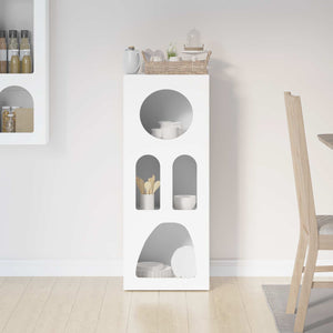 Credenza Bianco 40 x 35 x 100.5 cm Legno multistrato 891304