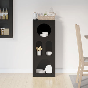 Credenza Nero 40 x 35 x 100.5 cm Legno multistrato 891305