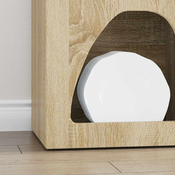 Credenza Rovere Sonoma 40 x 35 x 100.5 cm Legno multistrato 891306