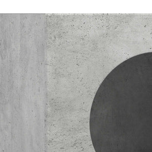 Credenza Grigio cemento 40 x 35 x 100.5 cm Legno multistrato 891307