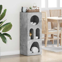 Credenza Grigio cemento 40 x 35 x 100.5 cm Legno multistrato 891307